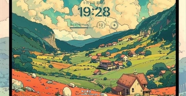 36张 4K超清手机壁纸 山谷村落银合集 iPad平板电脑安卓电脑壁纸